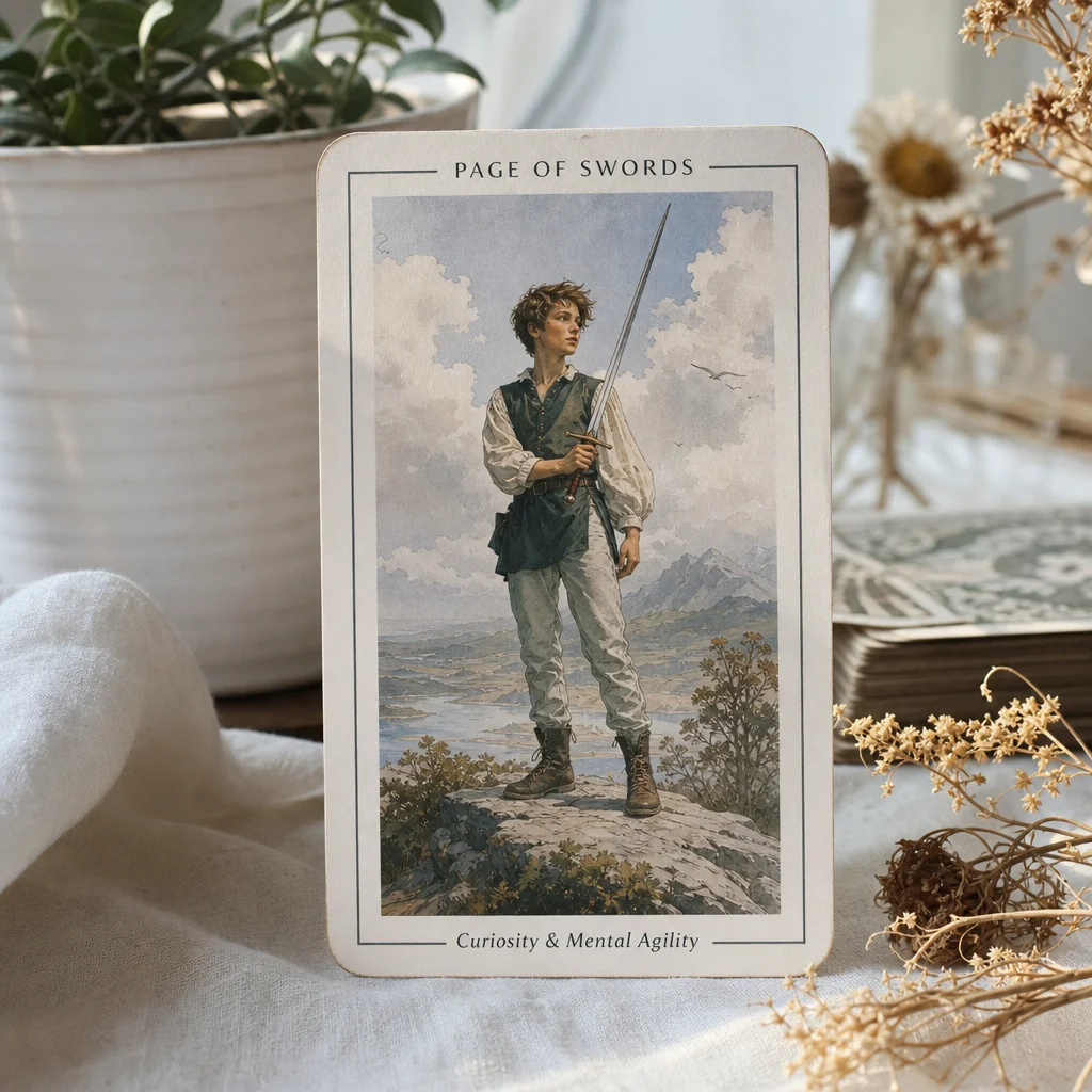 Page of Swords Tarot Card: Curiosity's Tarot