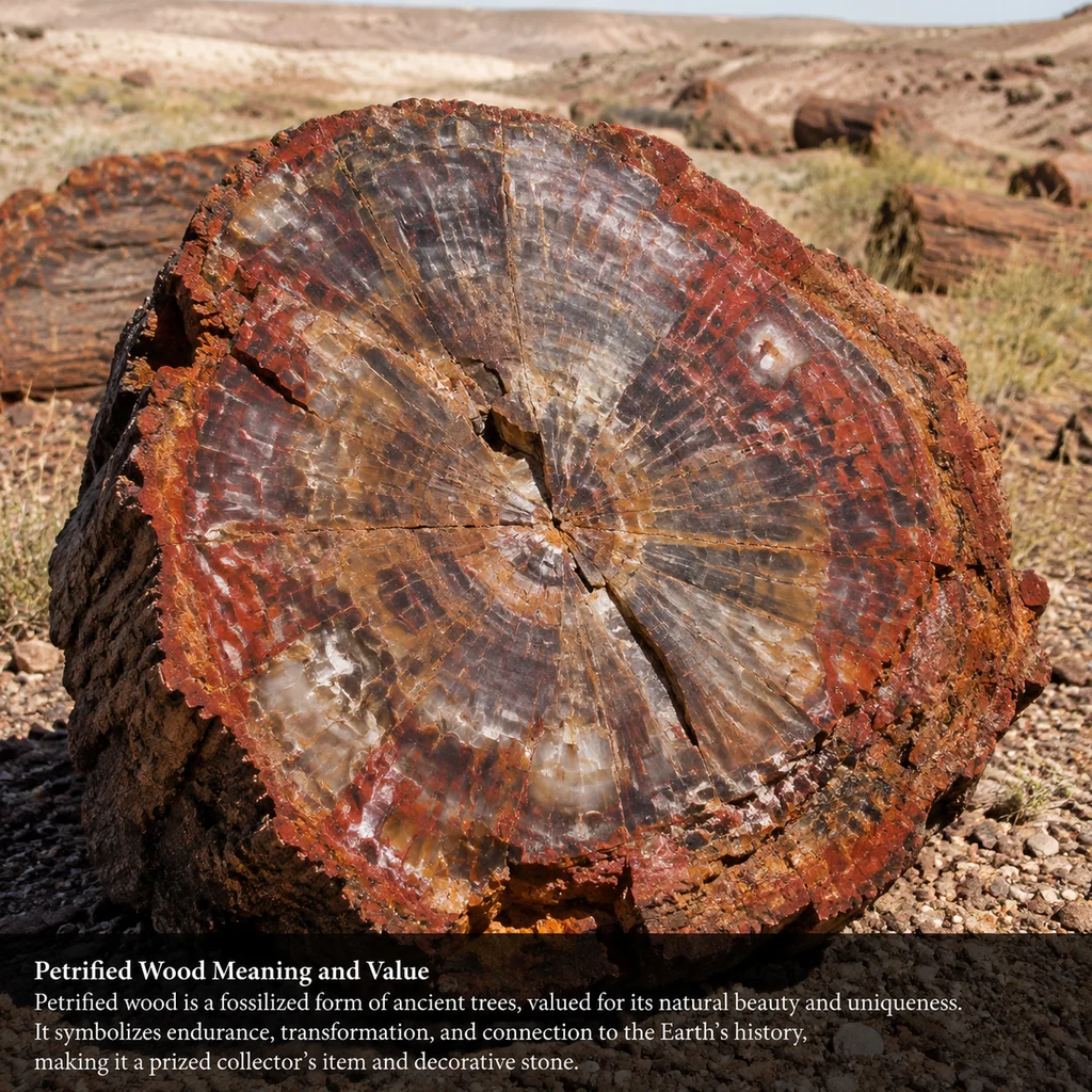 Petrified Wood Meaning, Value and ID
