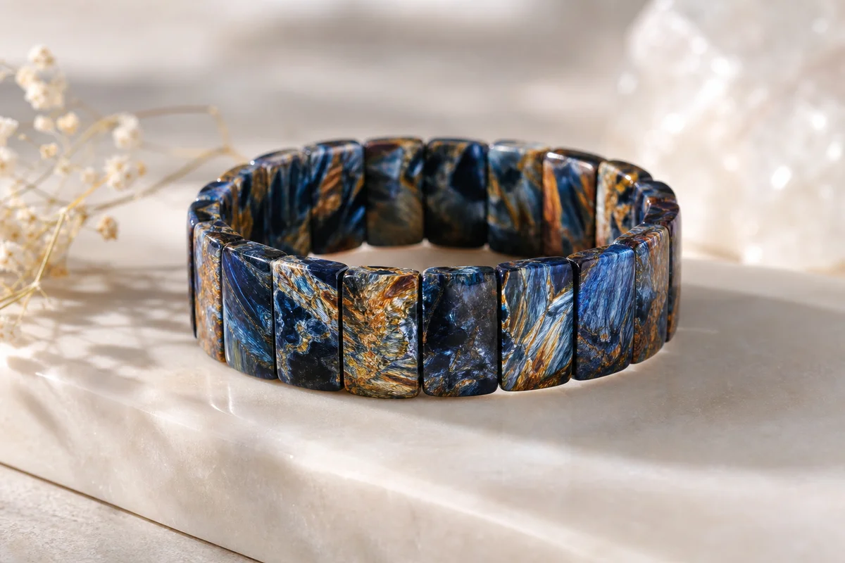 Pietersite bracelet: the storm stone