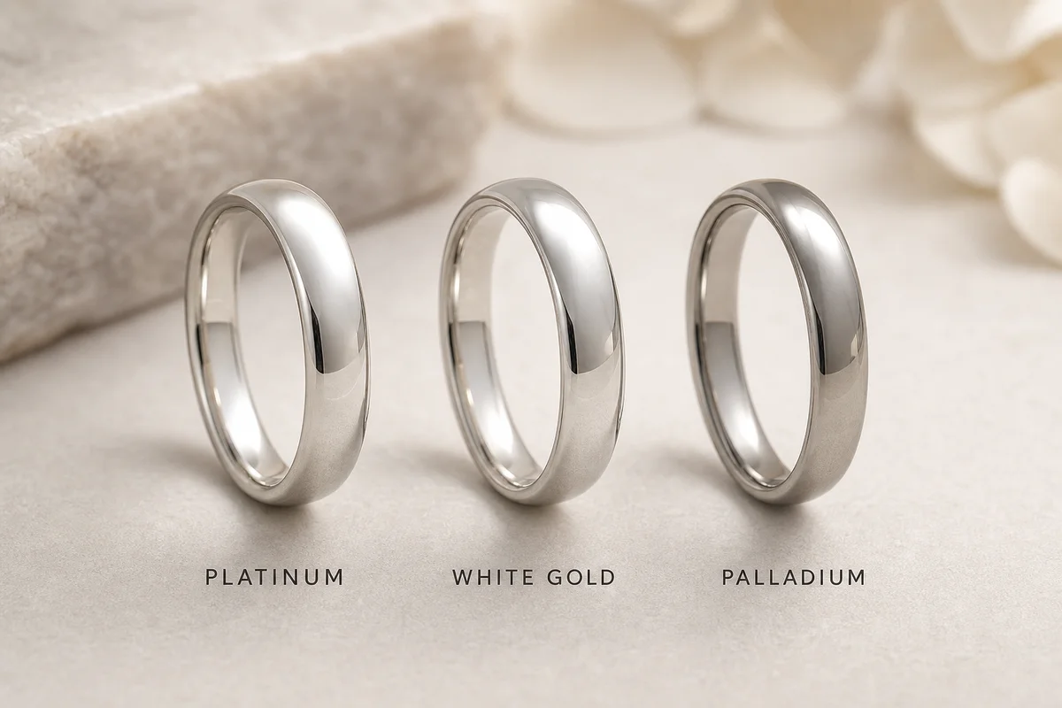 Platinum vs White Gold vs Palladium
