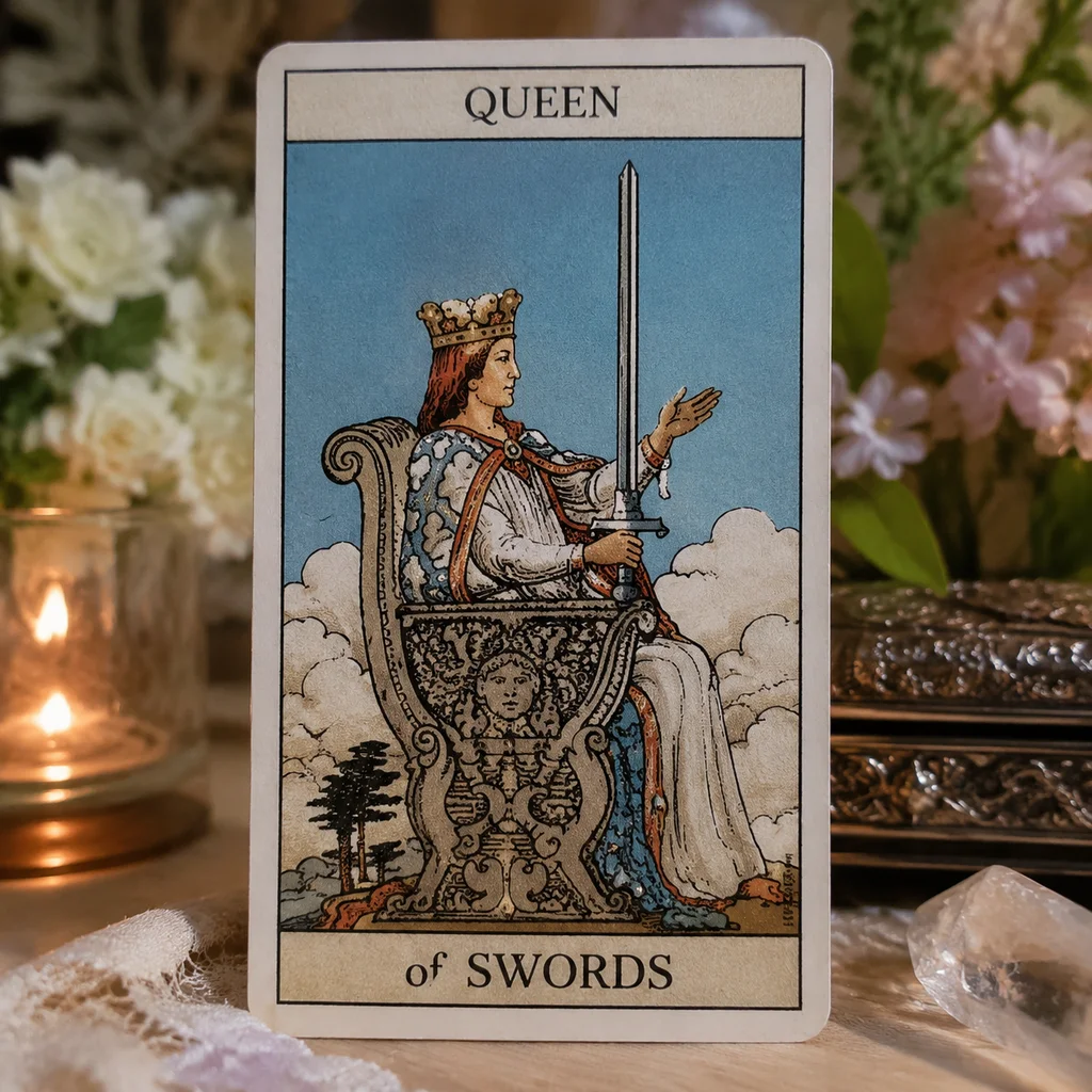 Queen of Swords Tarot Card: Decoding the