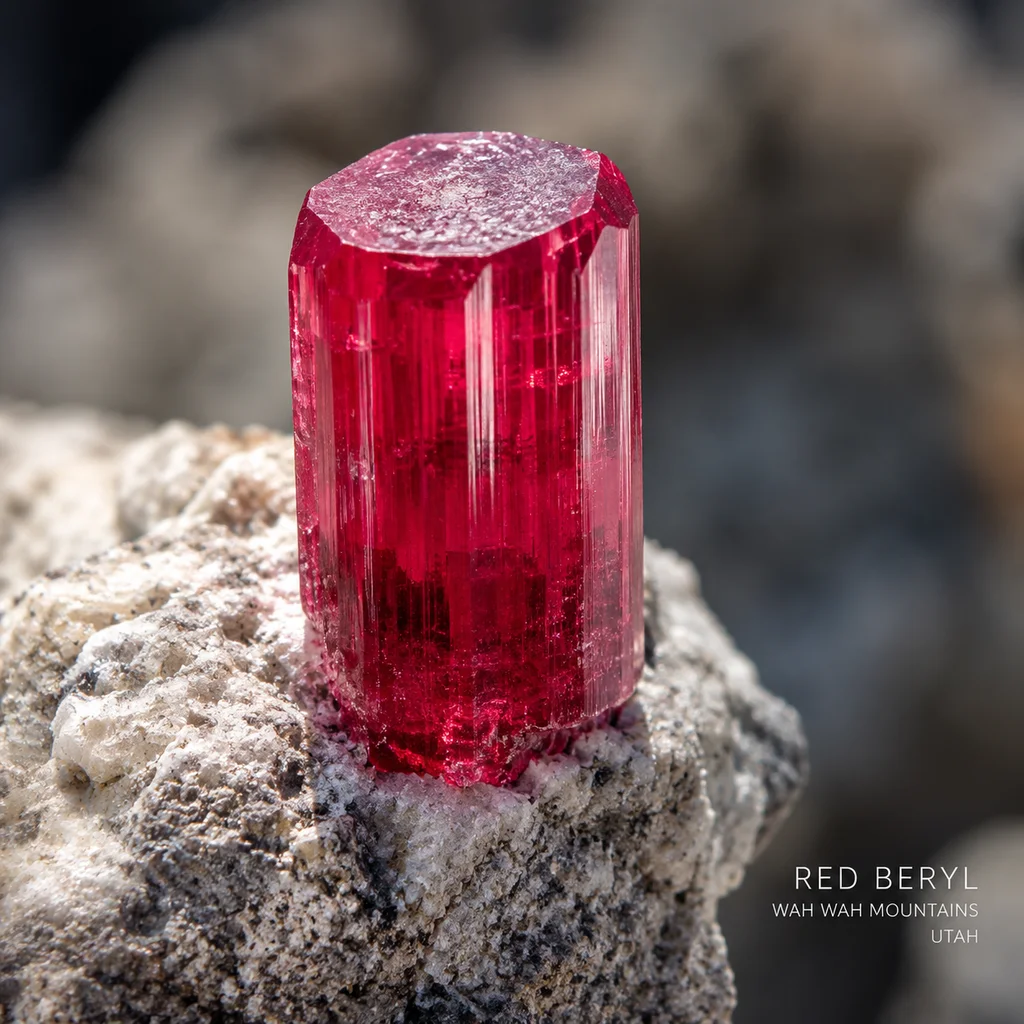 Red Beryl: Rarer Than Diamond, Utah Only