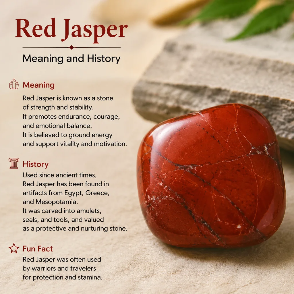 Red Jasper Meaning and History
