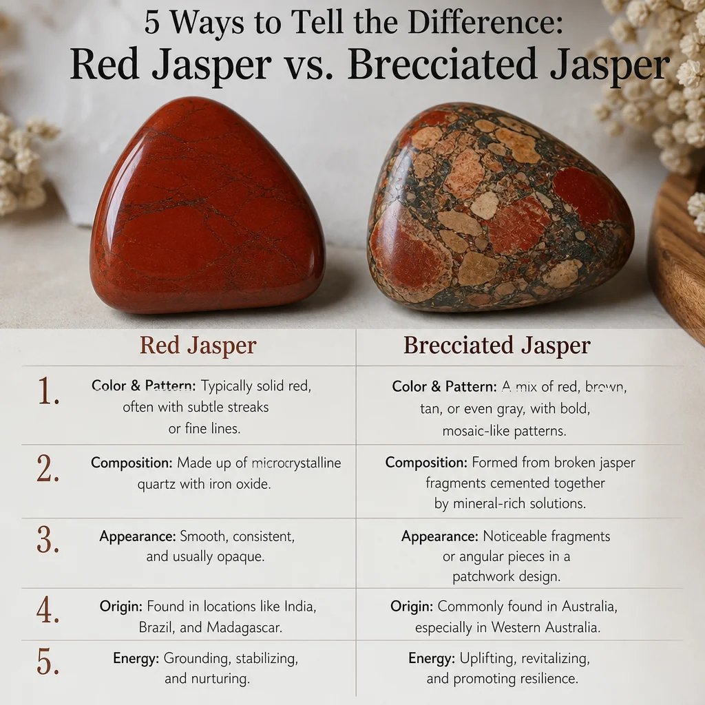 5 Ways to Tell the Difference: Red Jasper vs