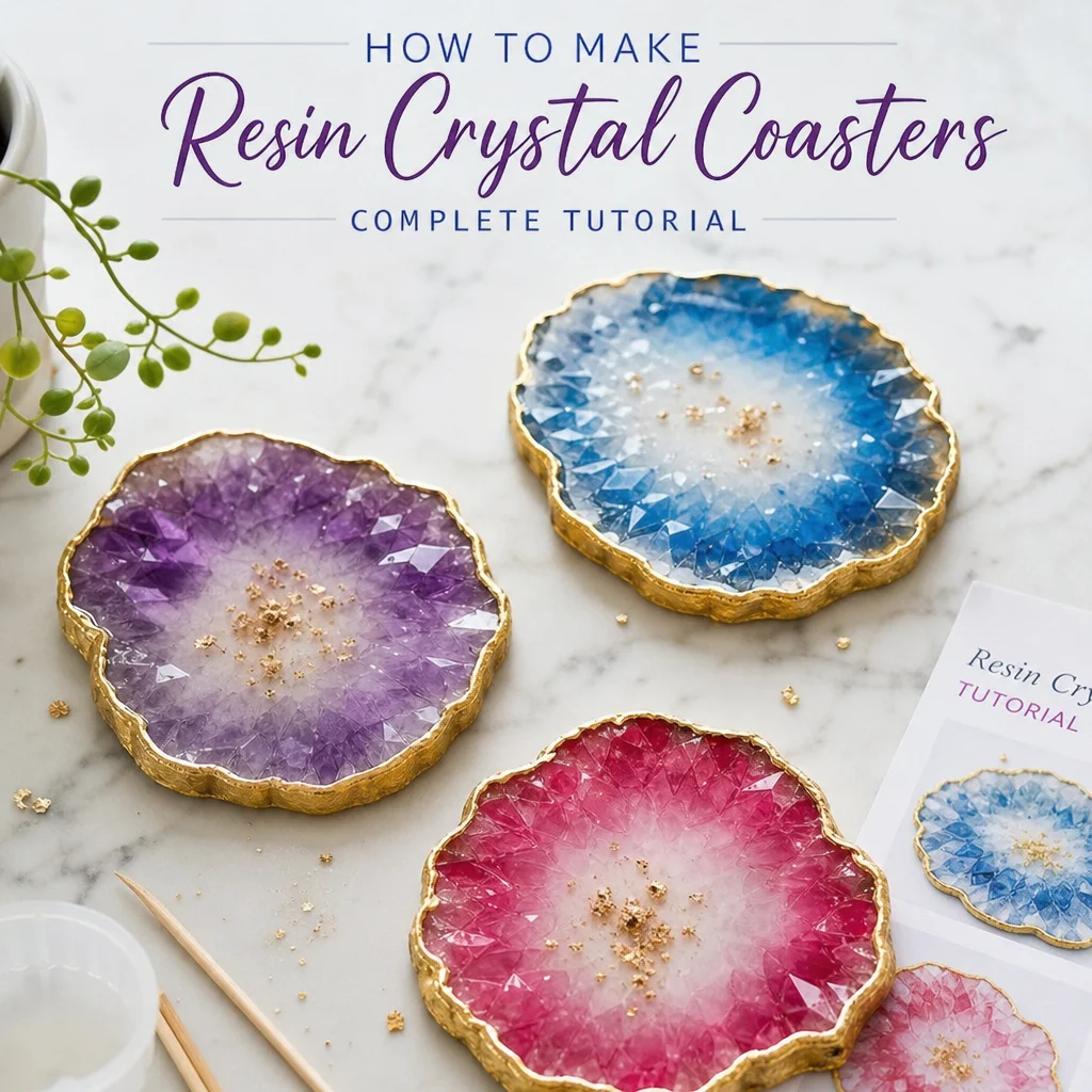 How to Make Resin Crystal Coasters: Complete ...