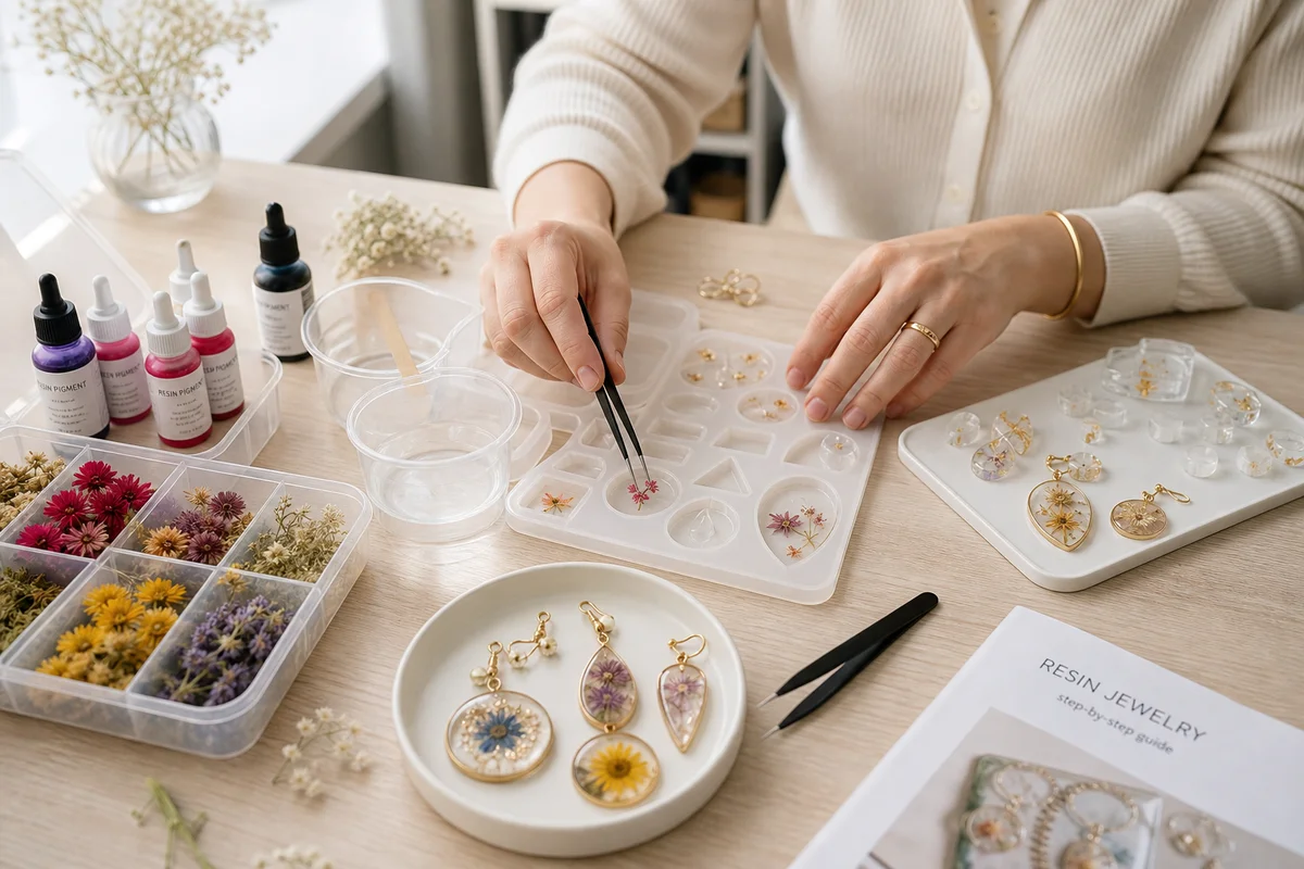 How to Make Resin Jewelry at Home
