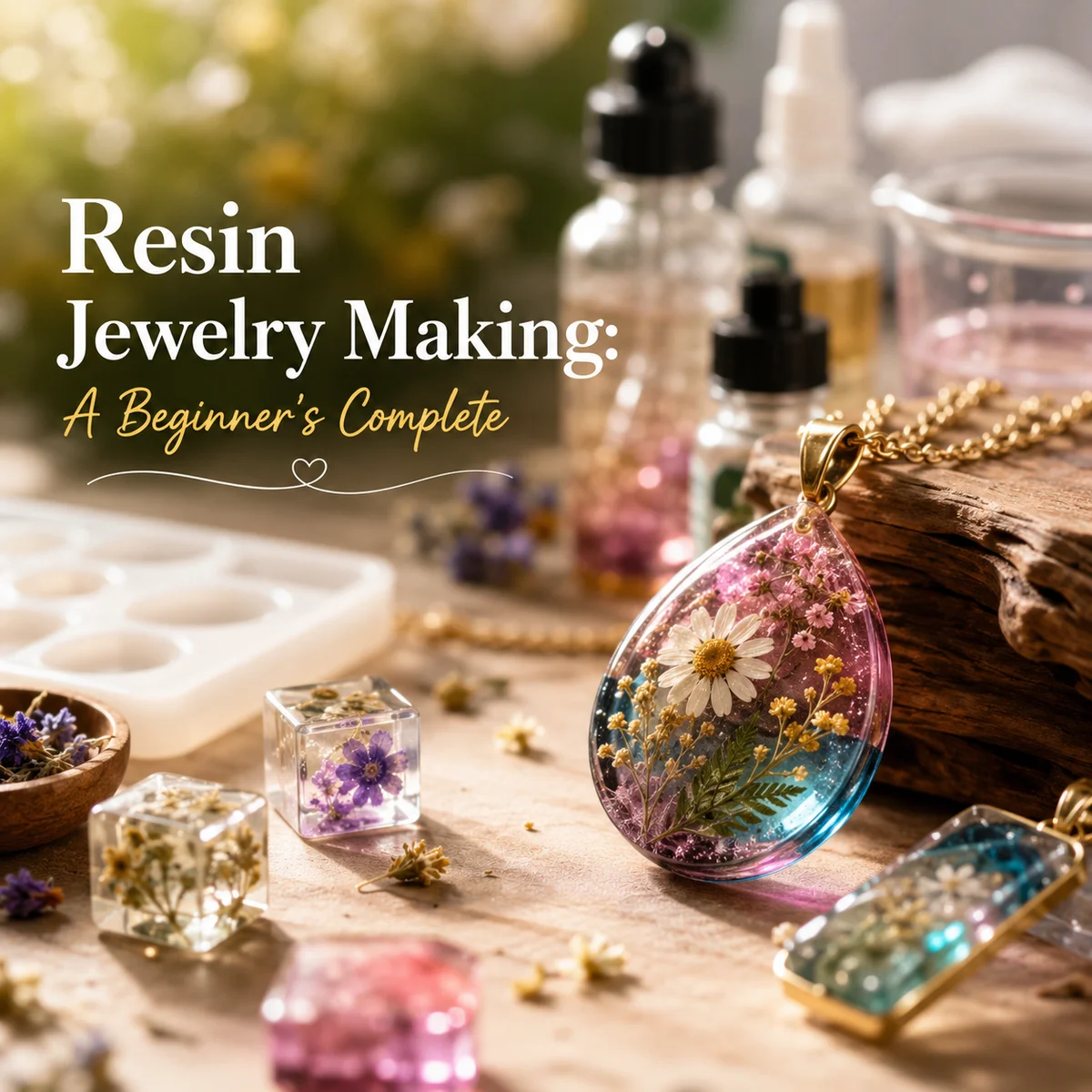 Resin Jewelry Making: A Beginner's Complete