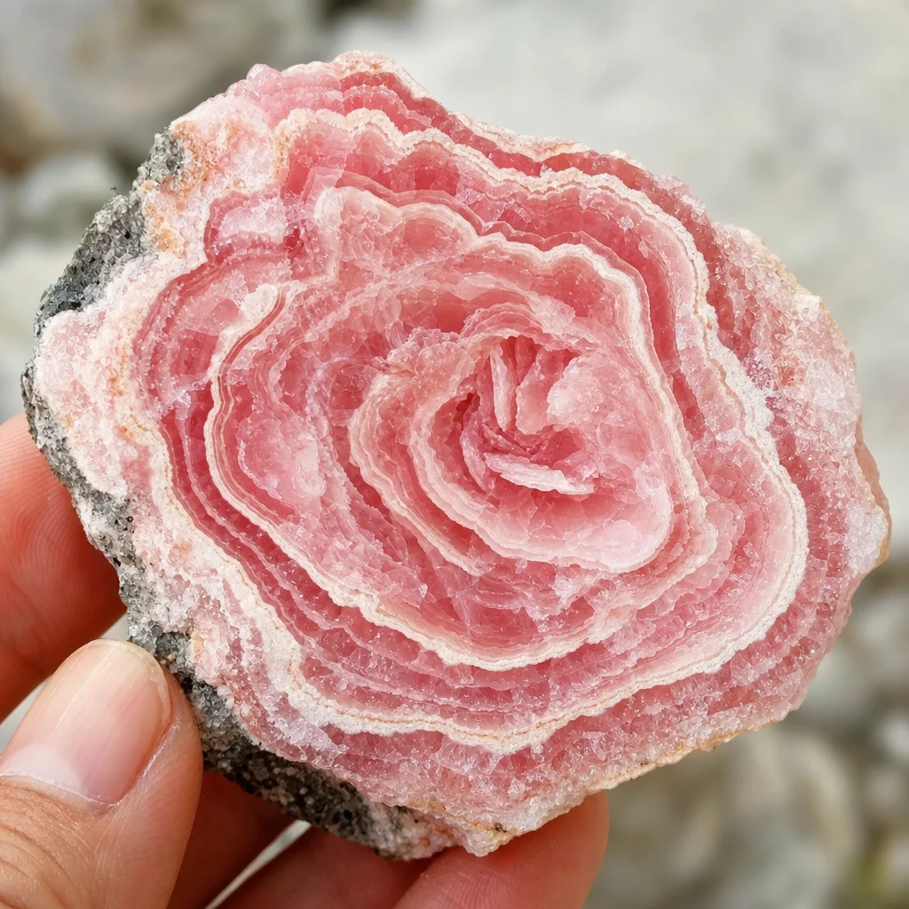 Rhodochrosite Looks Like a Rose That Turned