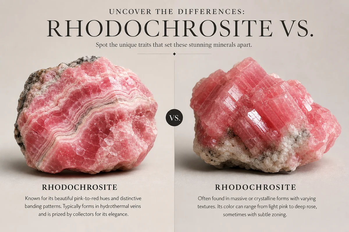 Uncover the Differences: Rhodochrosite vs