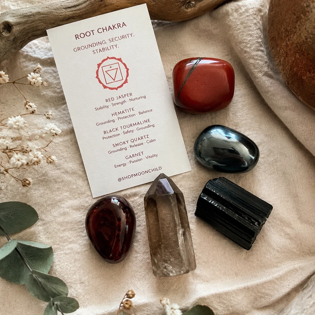 Root Chakra Crystals for Grounding (1)