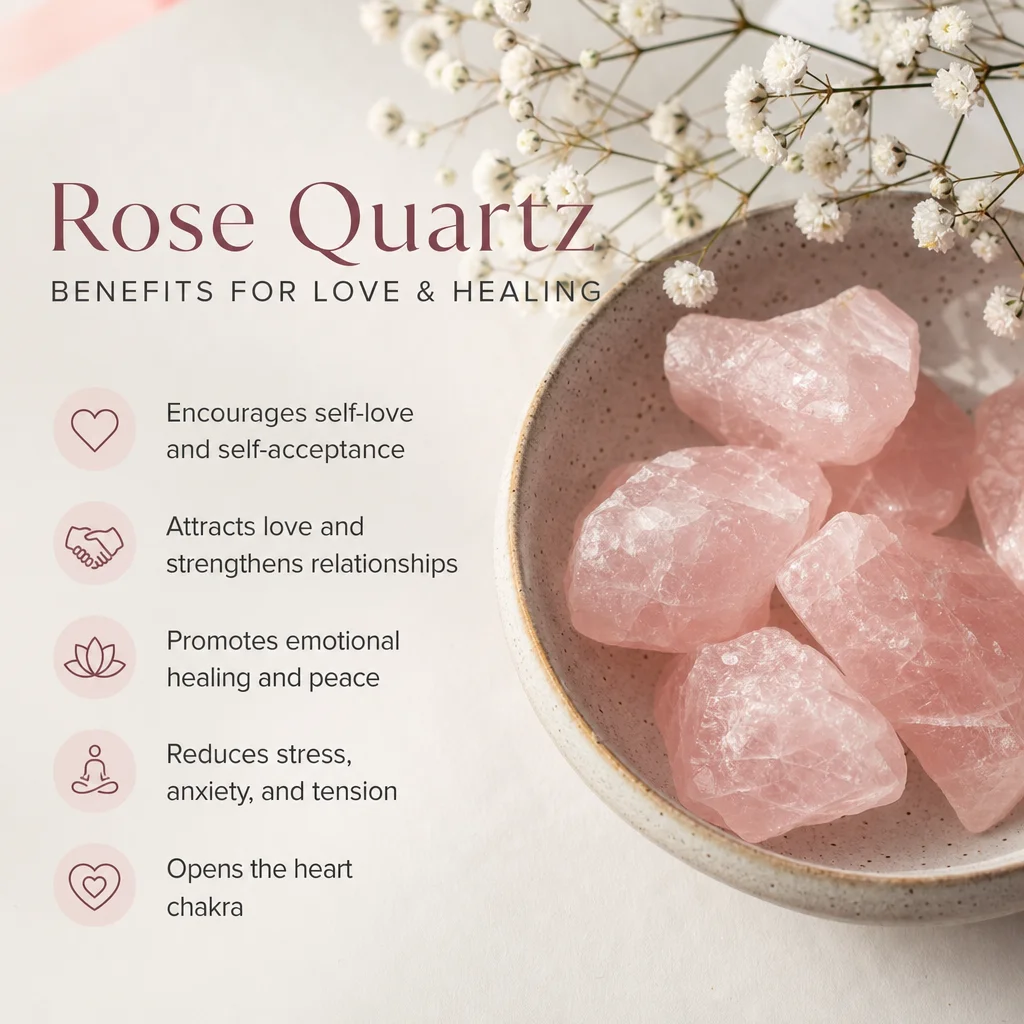 Rose Quartz Benefits for Love and Healing