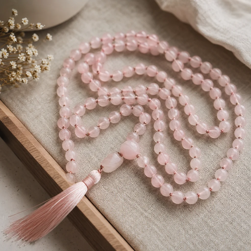 Rose Quartz Mala: Love in 108 Beads