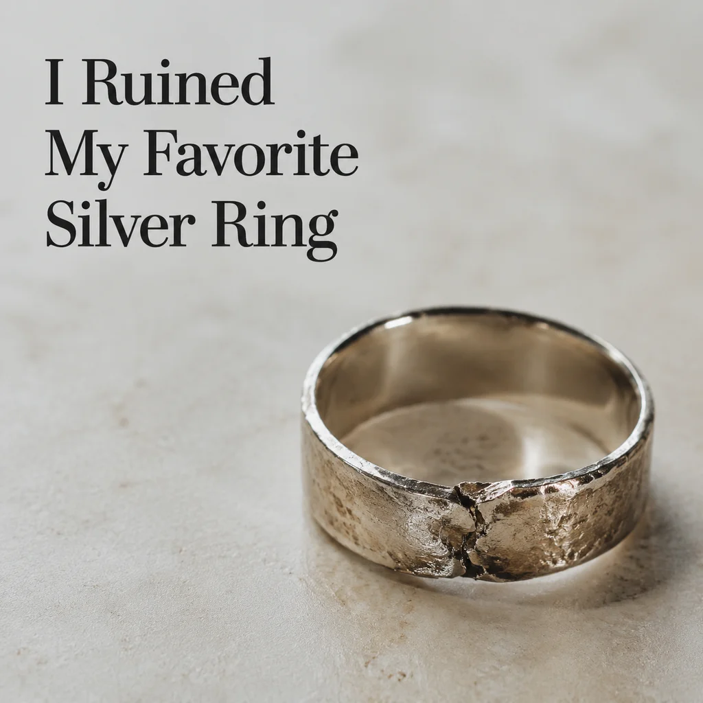 I Ruined My Favorite Silver Ring