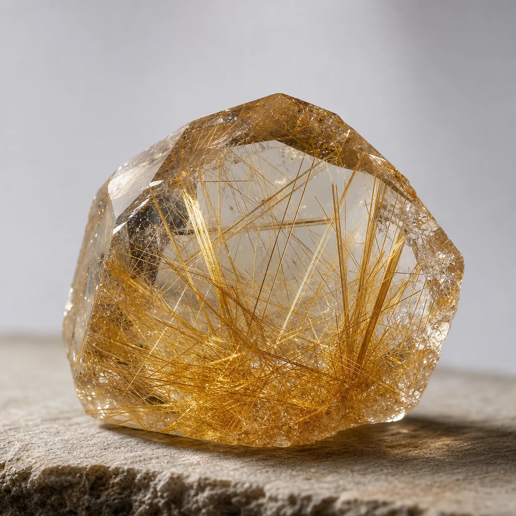 Rutilated Quartz: Unveiling the Golden Needle