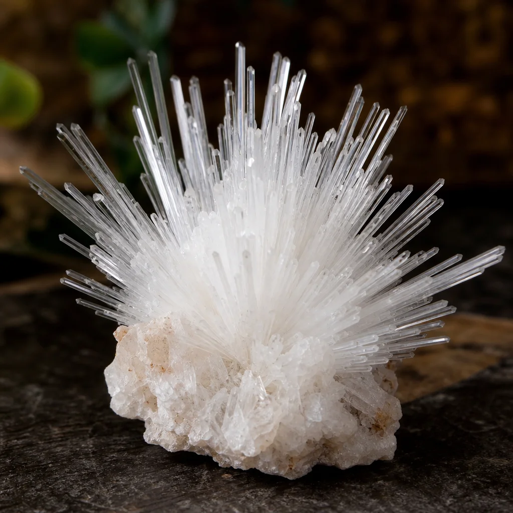 Scolecite: The Angel's Needle Crystal