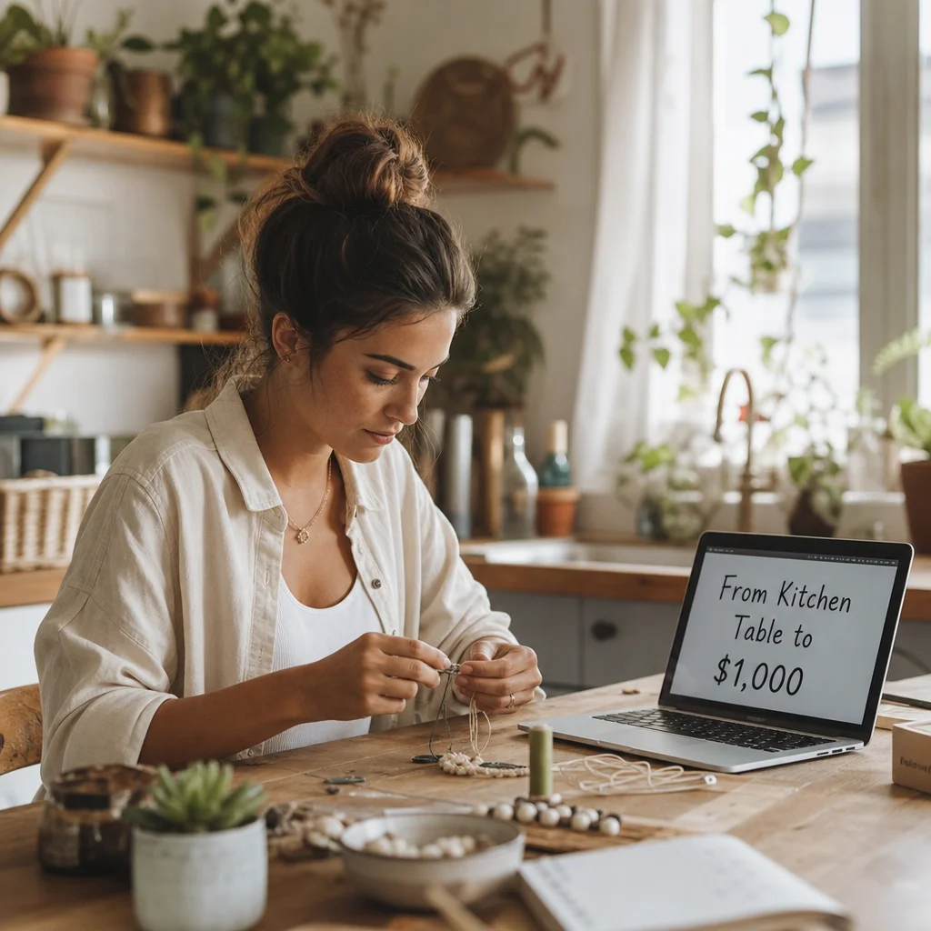 From Kitchen Table to $1,000: My Handmade