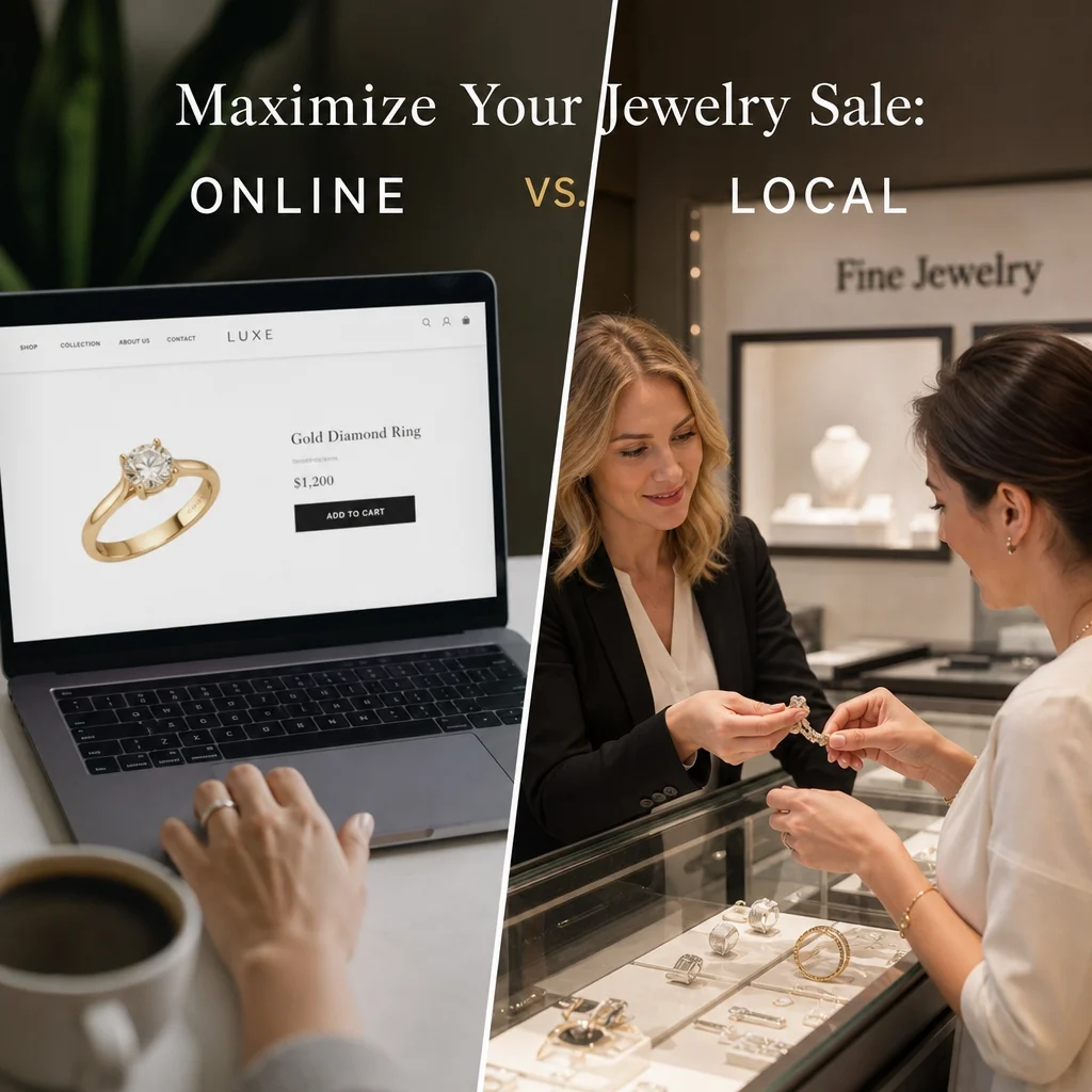 Maximize Your Jewelry Sale: Online vs. Local