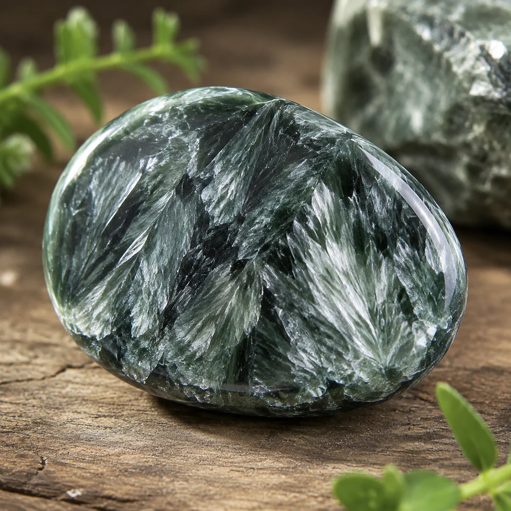Seraphinite: The Angel Wing Chlorite Stone