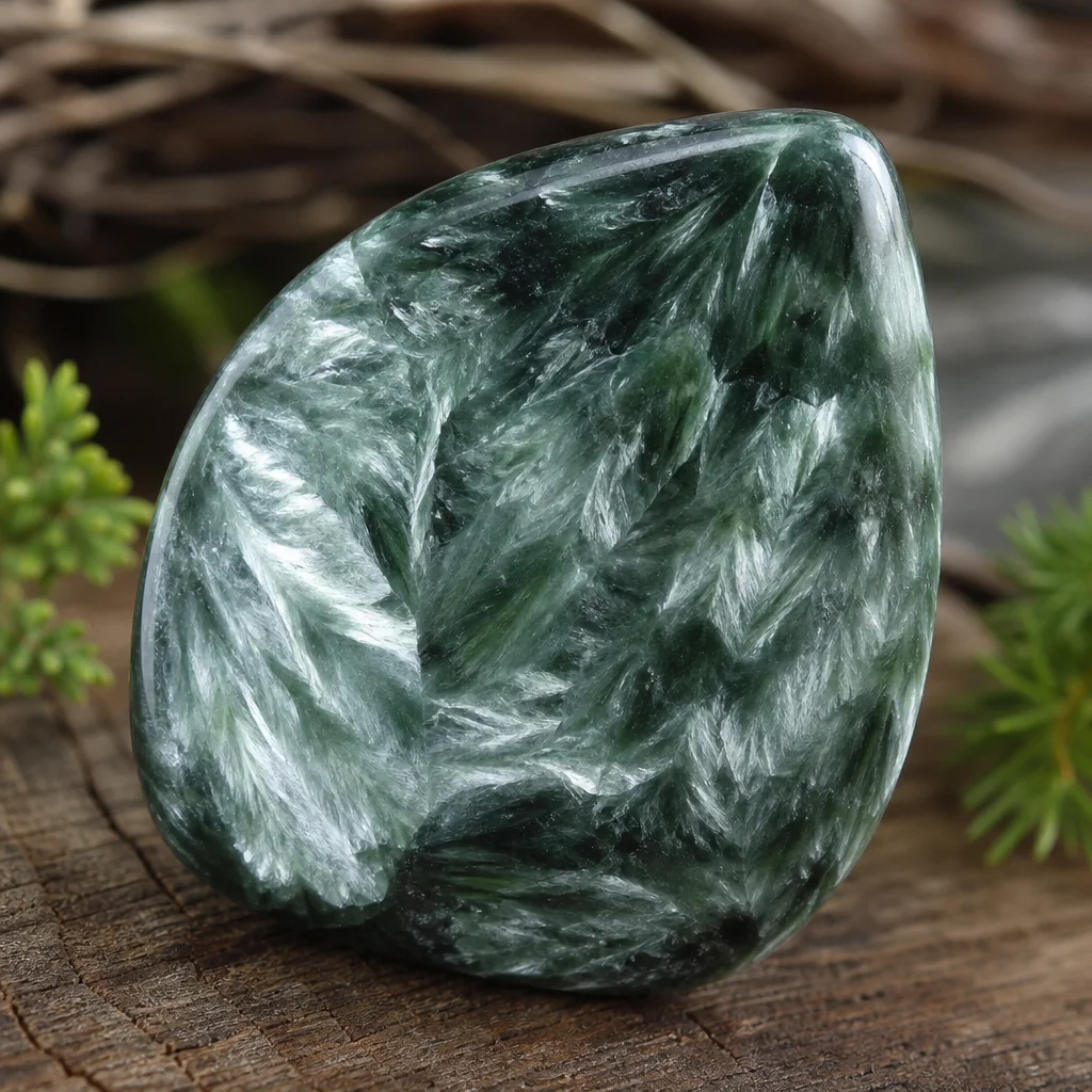 Seraphinite: Discover Siberia's Feathery Angel