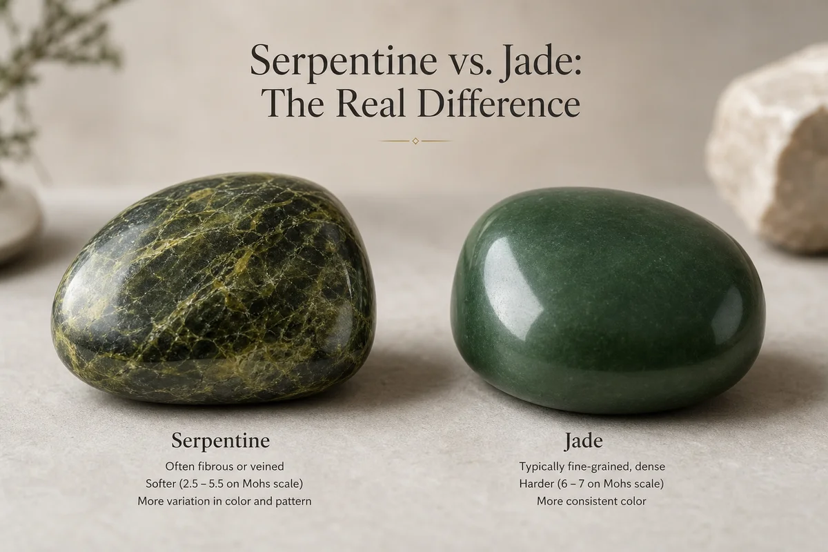 Serpentine vs. Jade: The Real Difference
