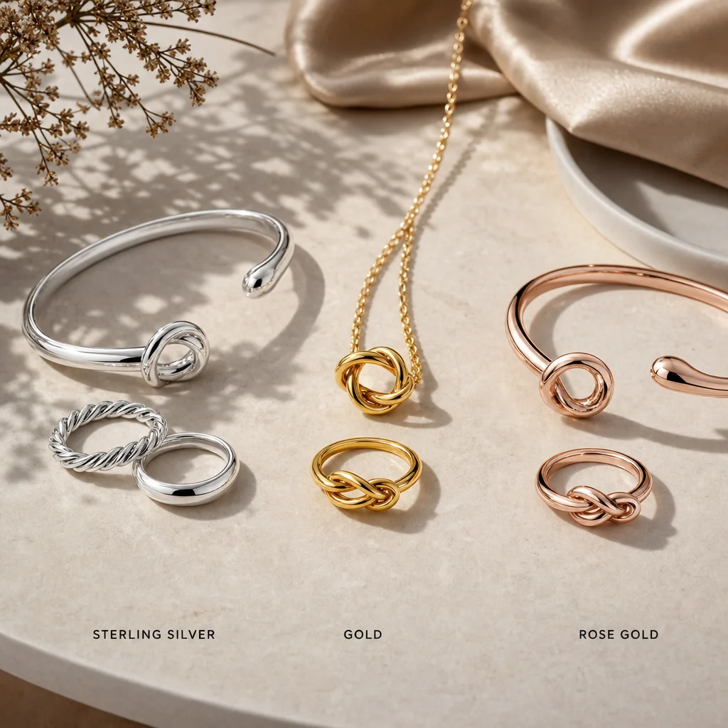 Sterling Silver vs Gold vs Rose Gold: Jewelry