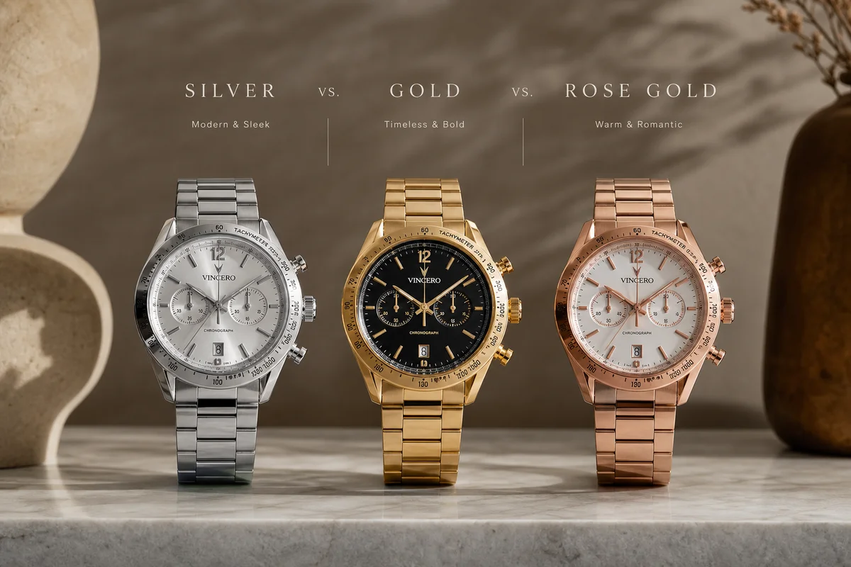 Silver vs Gold vs Rose Gold Compared
