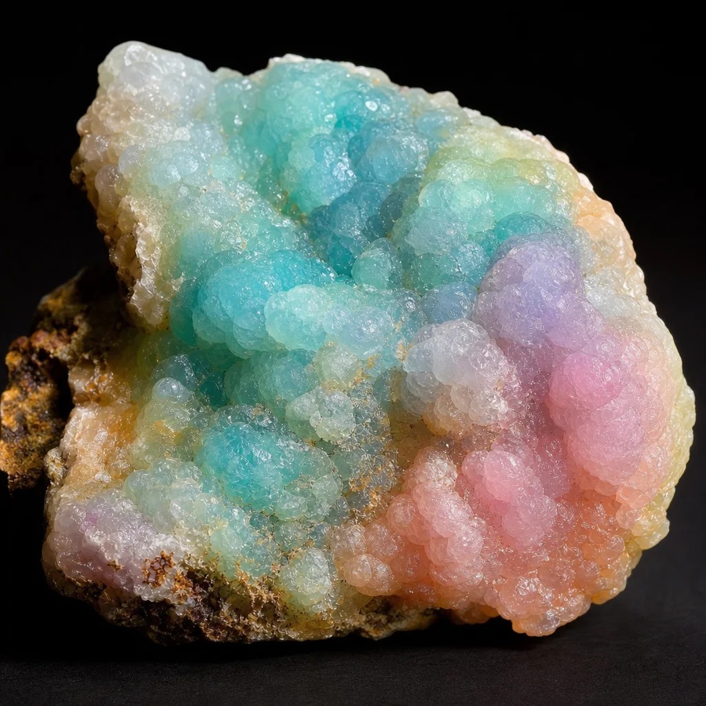 Smithsonite: Rainbow Zinc Carbonate Crystal