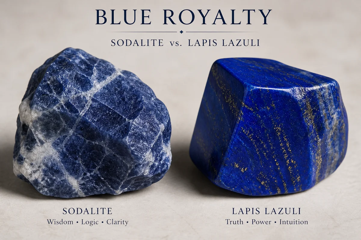 Sodalite vs. Lapis Lazuli: A Blue Royalty