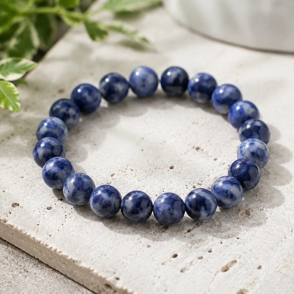 Sodalite Bracelet: Blue Gemstone for Mental