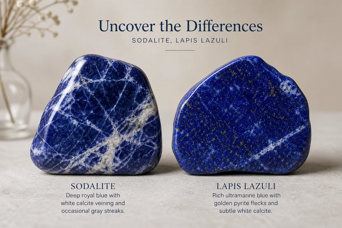 Uncover the Differences: Sodalite, Lapis Lazuli
