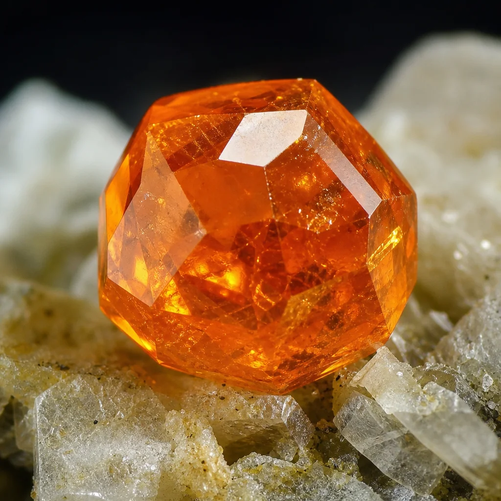 Spessartine Garnet: Mandarin Orange Fire