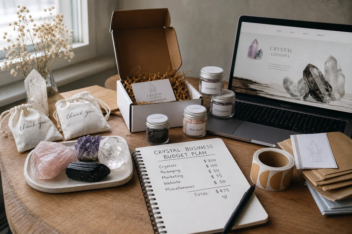 How to start a crystal business with under $500