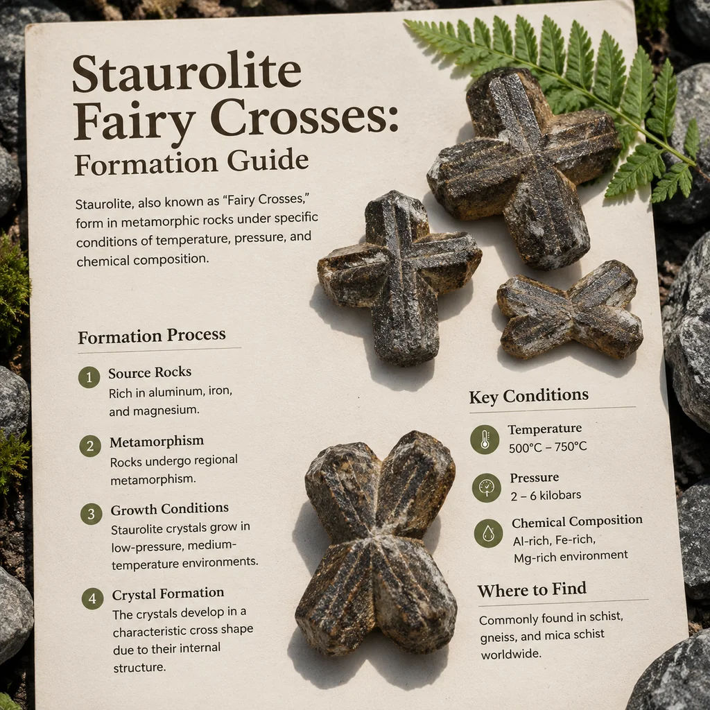 Staurolite Fairy Crosses: Formation Guide