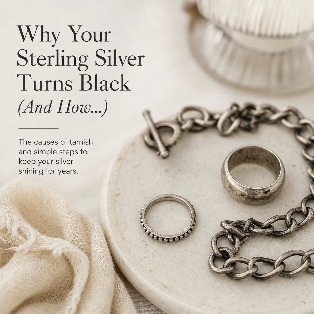 Why Your Sterling Silver Turns Black (And How