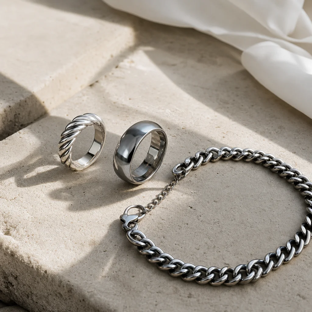Sterling Silver vs Stainless Steel: Jewelry