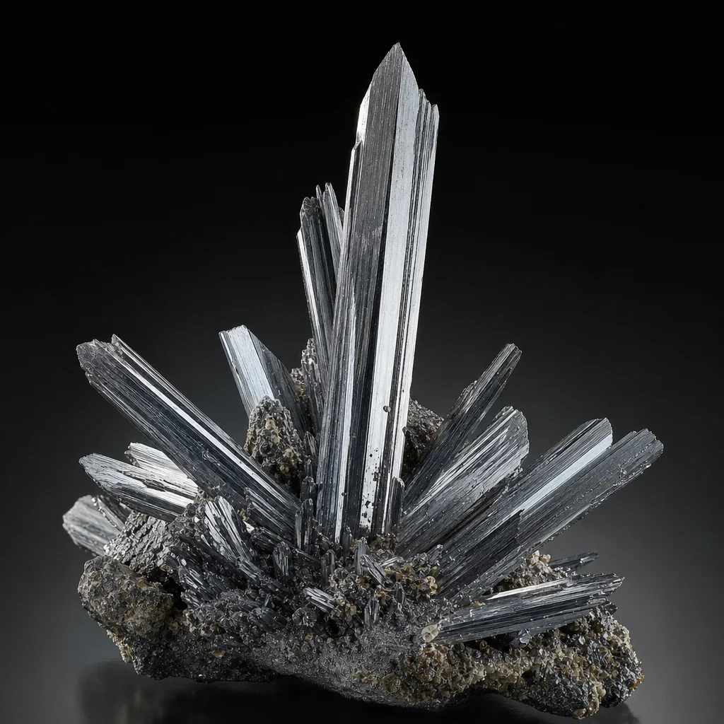 Stibnite: The Sword Crystal Formation Guide