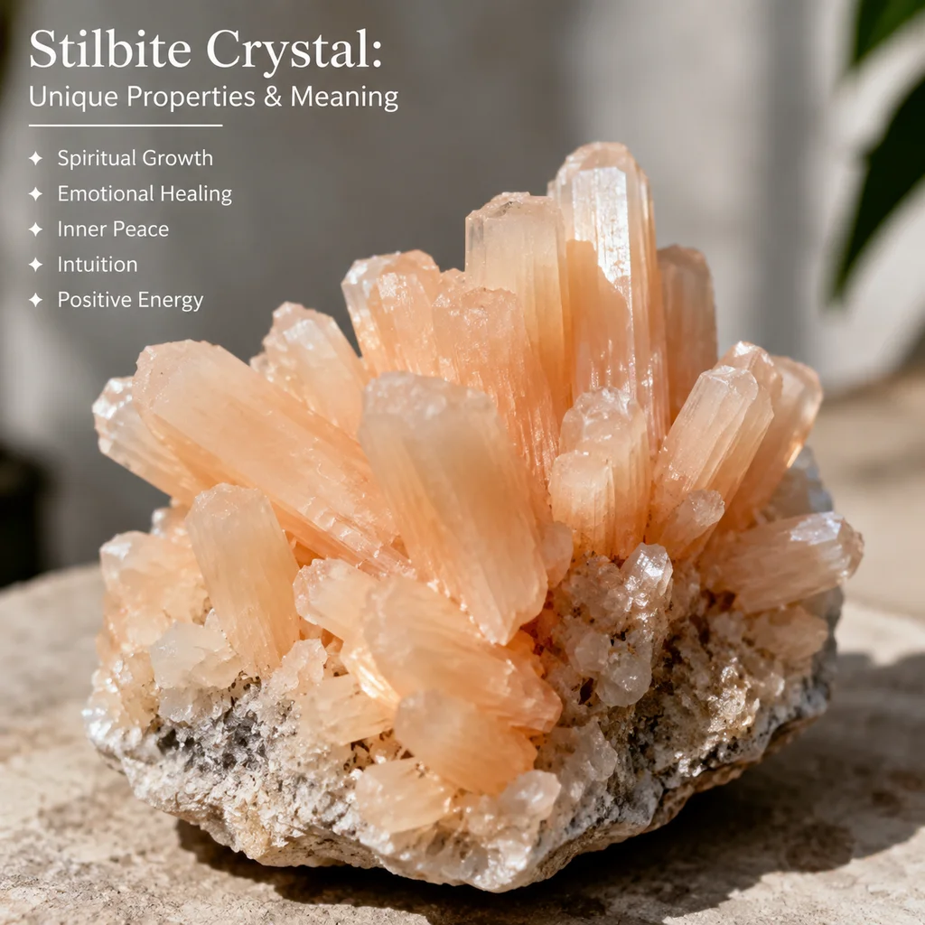 Stilbite Crystal: Unique Properties & Meaning