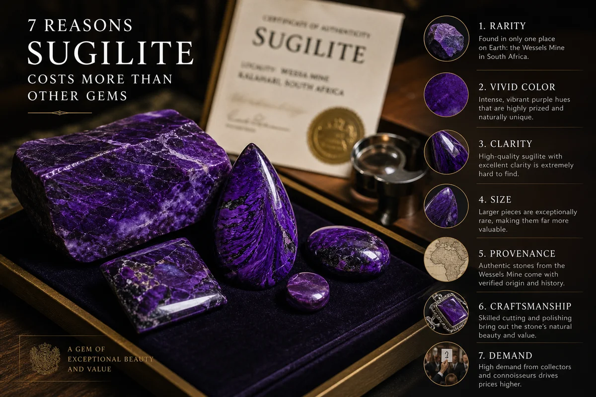 7 Reasons Sugilite Costs More Than Other Gems