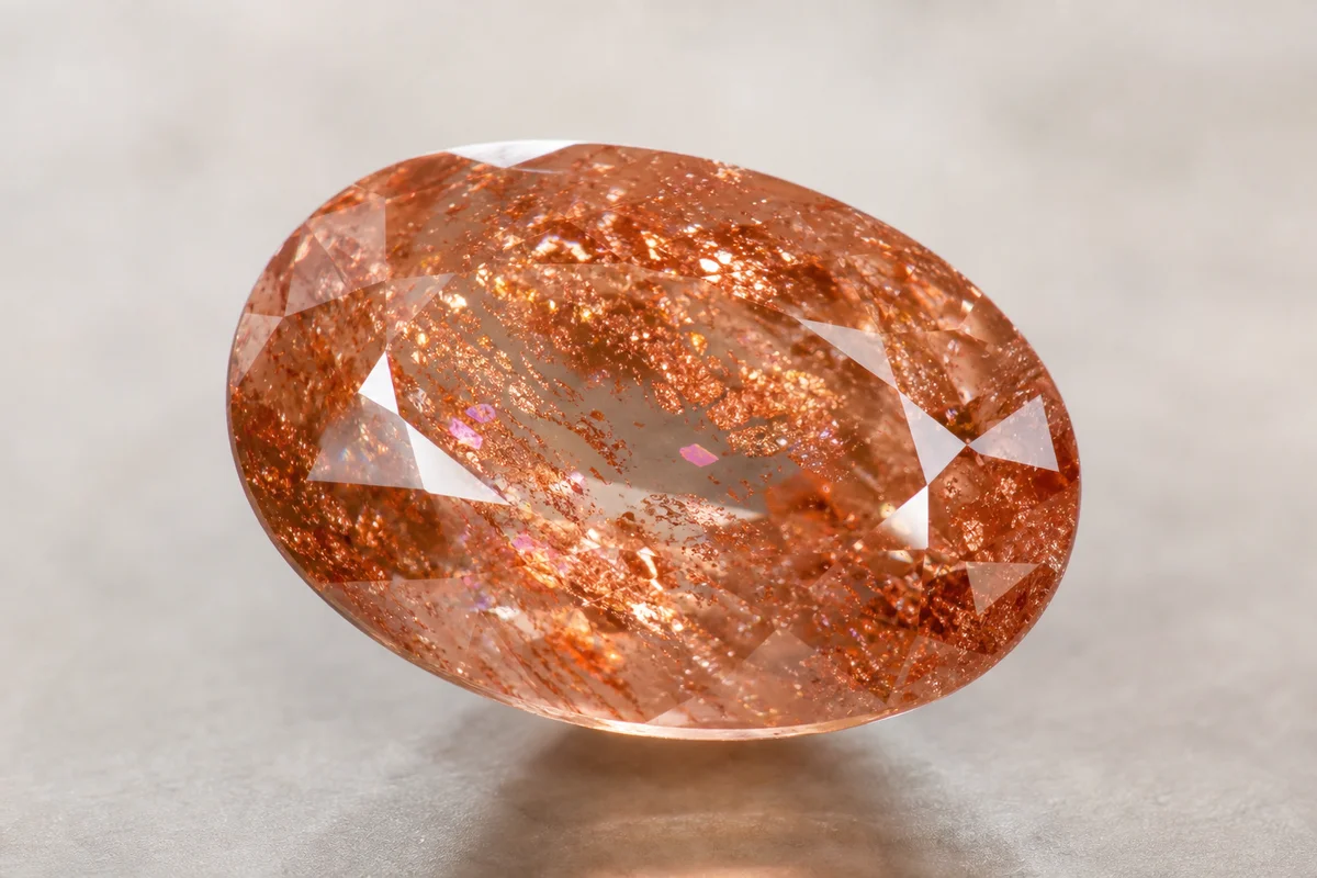 Sunstone: the gem with actual glitter inside it