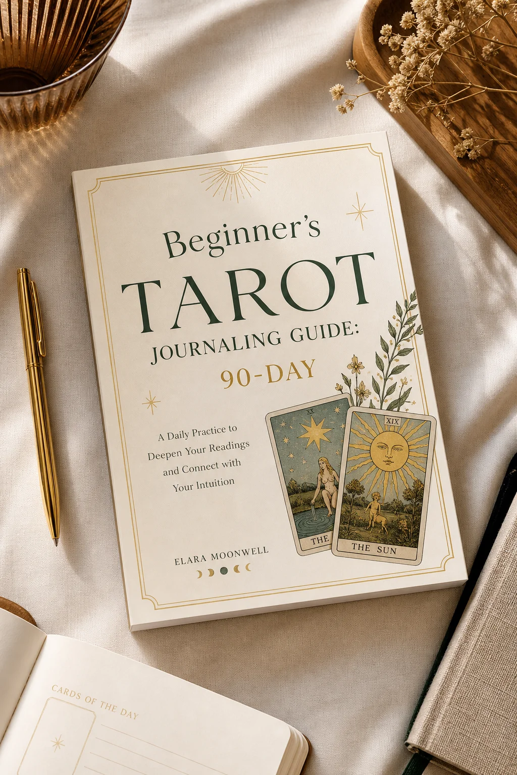 Beginner's Tarot Journaling Guide: 90-Day