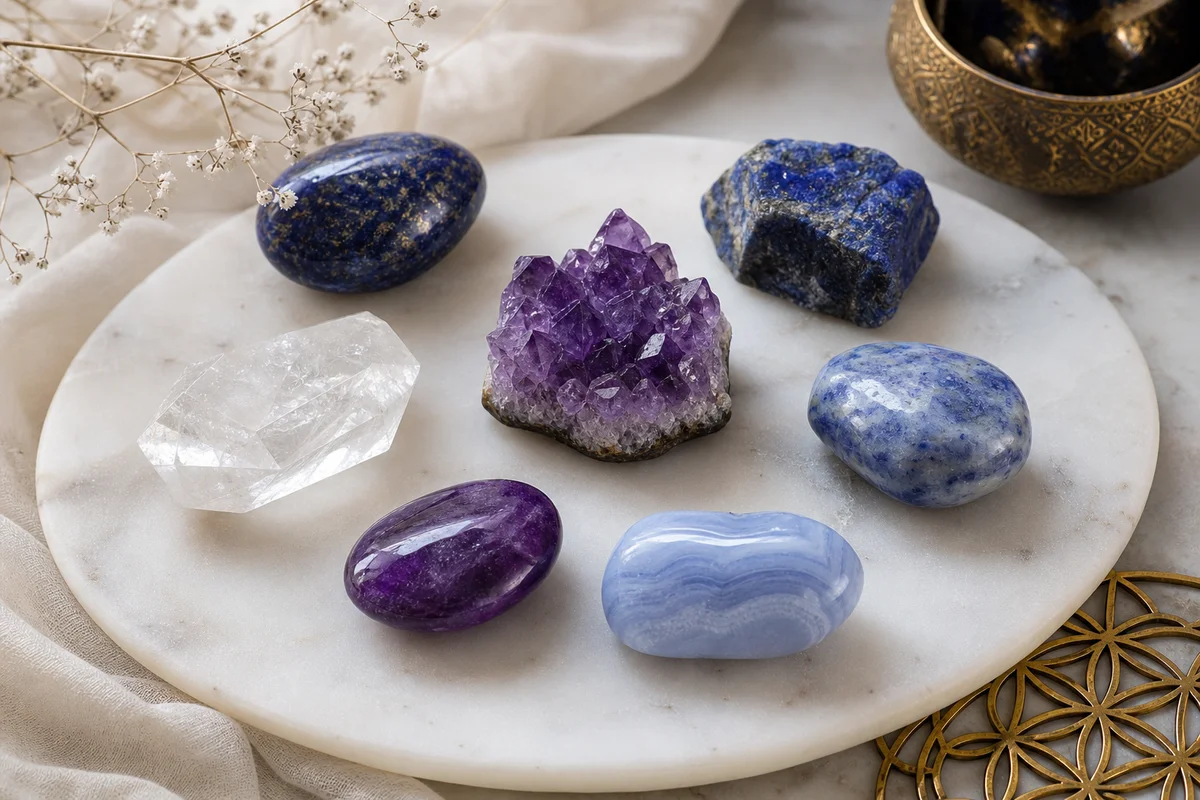 Third Eye Chakra Crystals: 7 Stones for