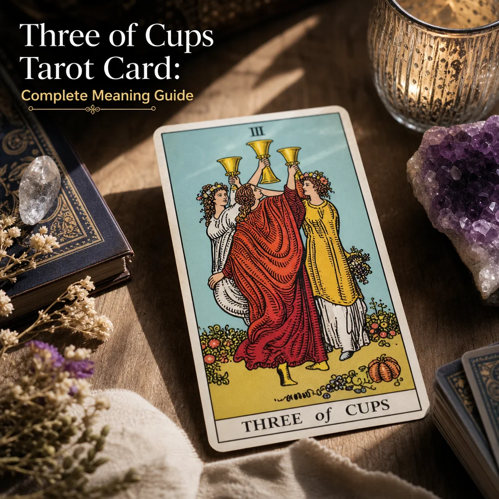 Three of Cups Tarot Card: Complete Meaning Guide