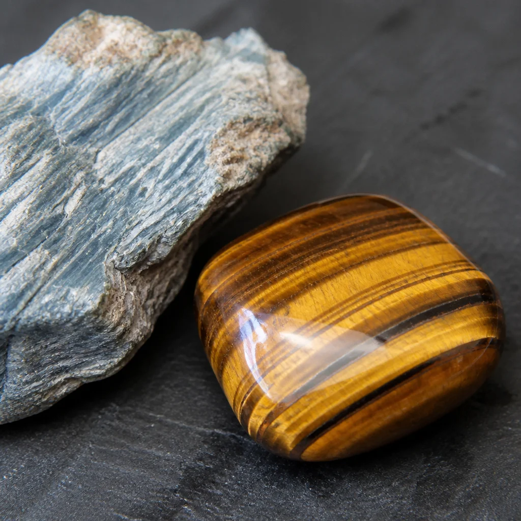 Tiger Eye Used to Be Blue Asbestos Before It