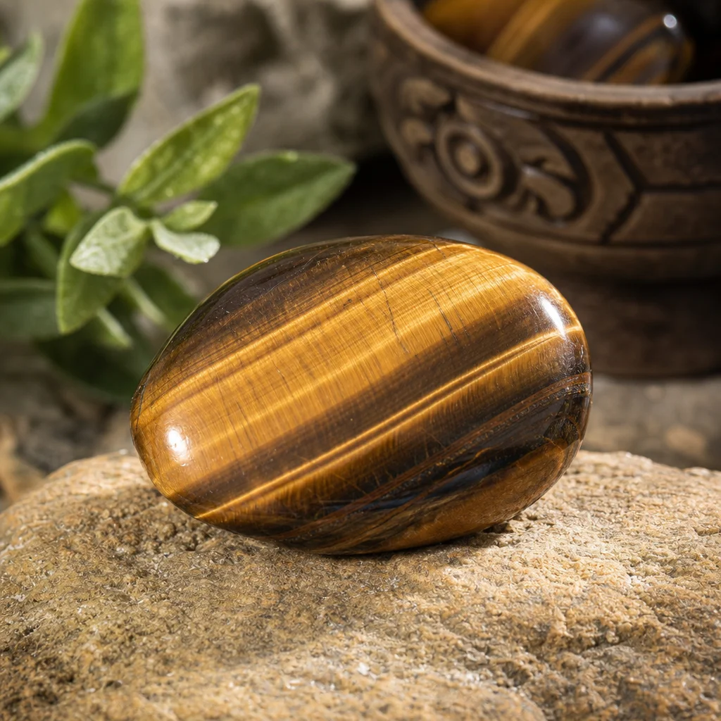 Tiger's Eye Crystal: Ancient Power for Courage