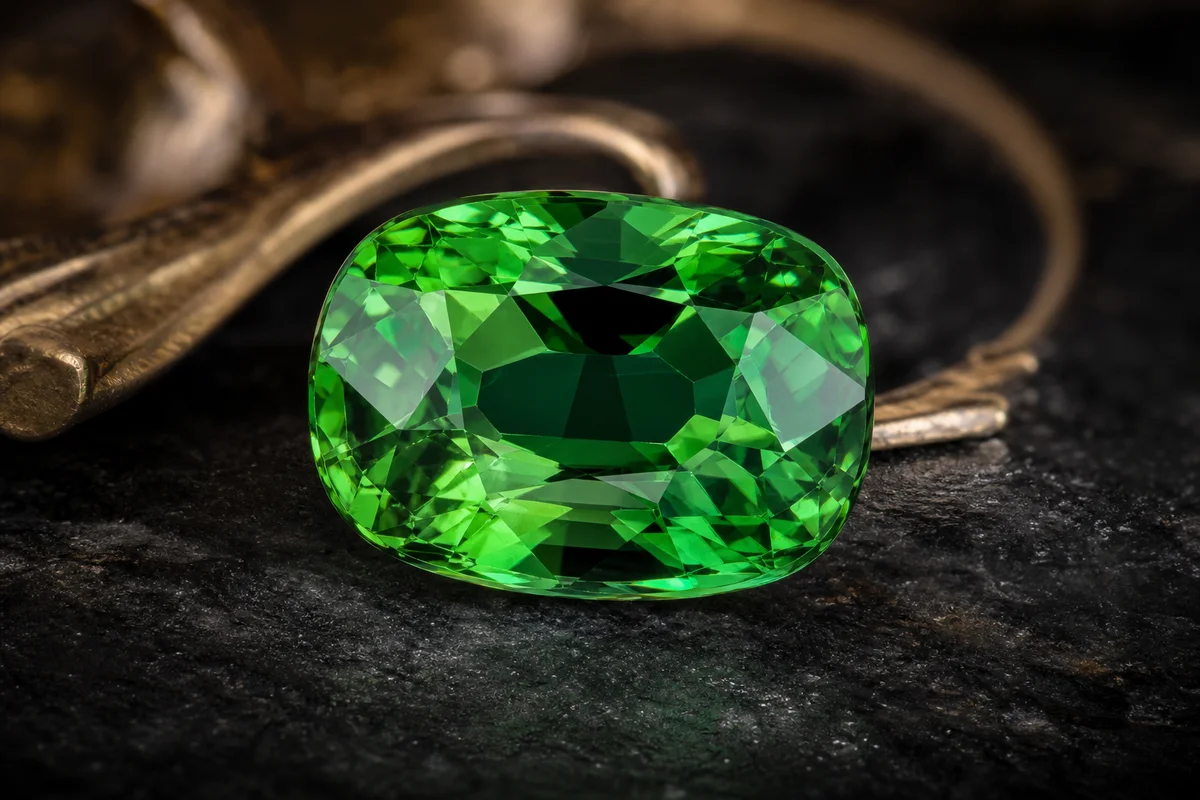 Tsavorite Garnet: The Rare Green Gem's