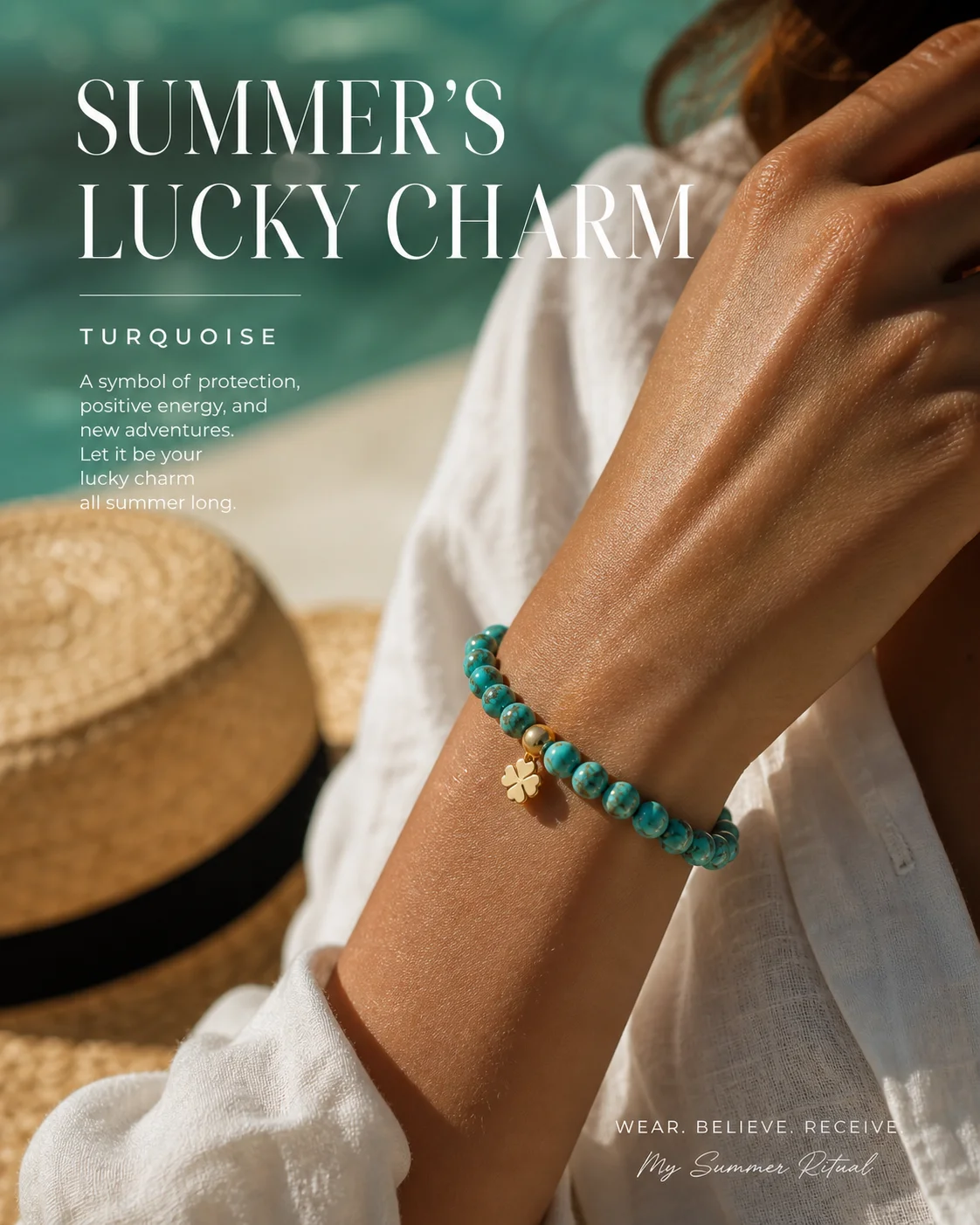 Turquoise Bracelet Meaning: Summer's Lucky Charm