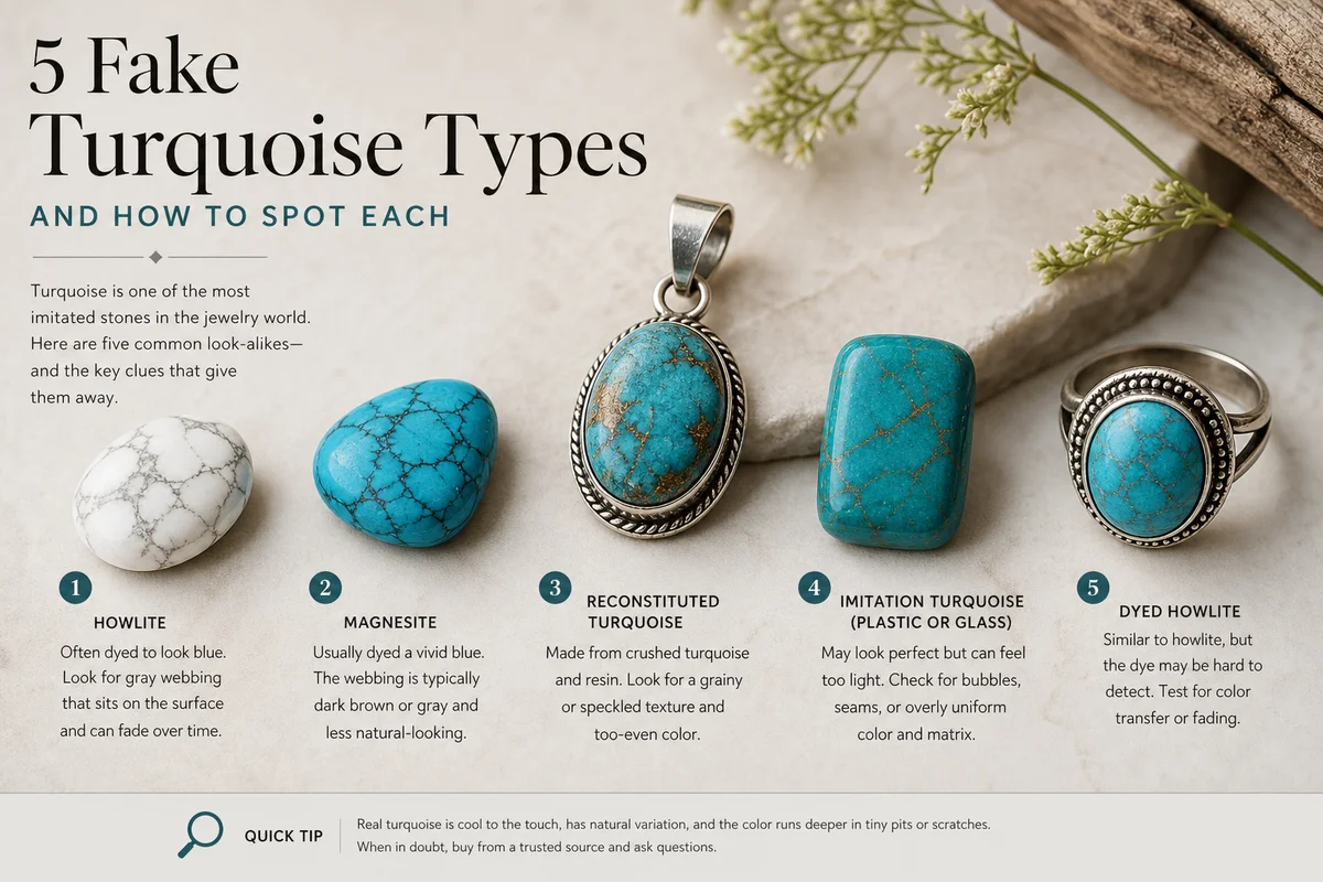 5 Fake Turquoise Types and How to Spot Each