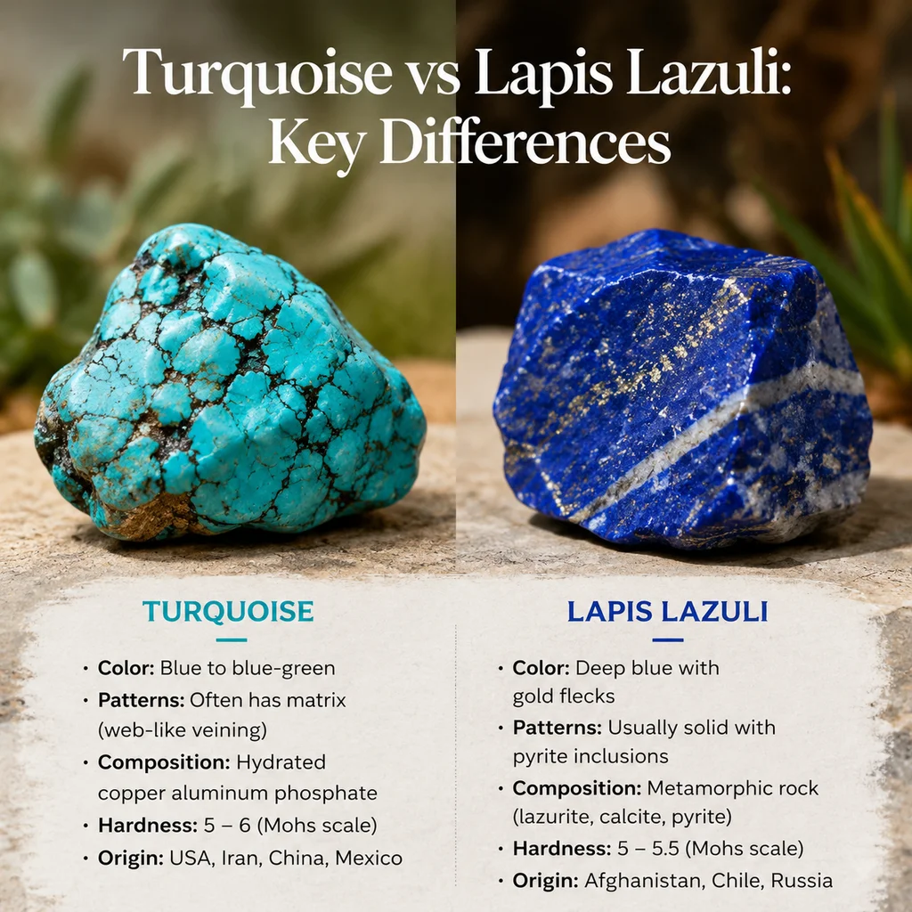 Turquoise vs Lapis Lazuli: Key Differences