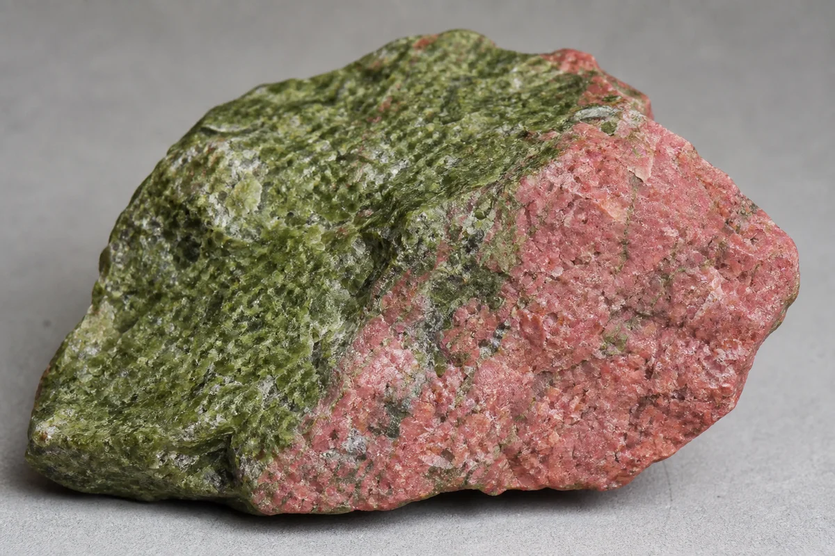 Unakite Is Half Green Half Pink and Entirely