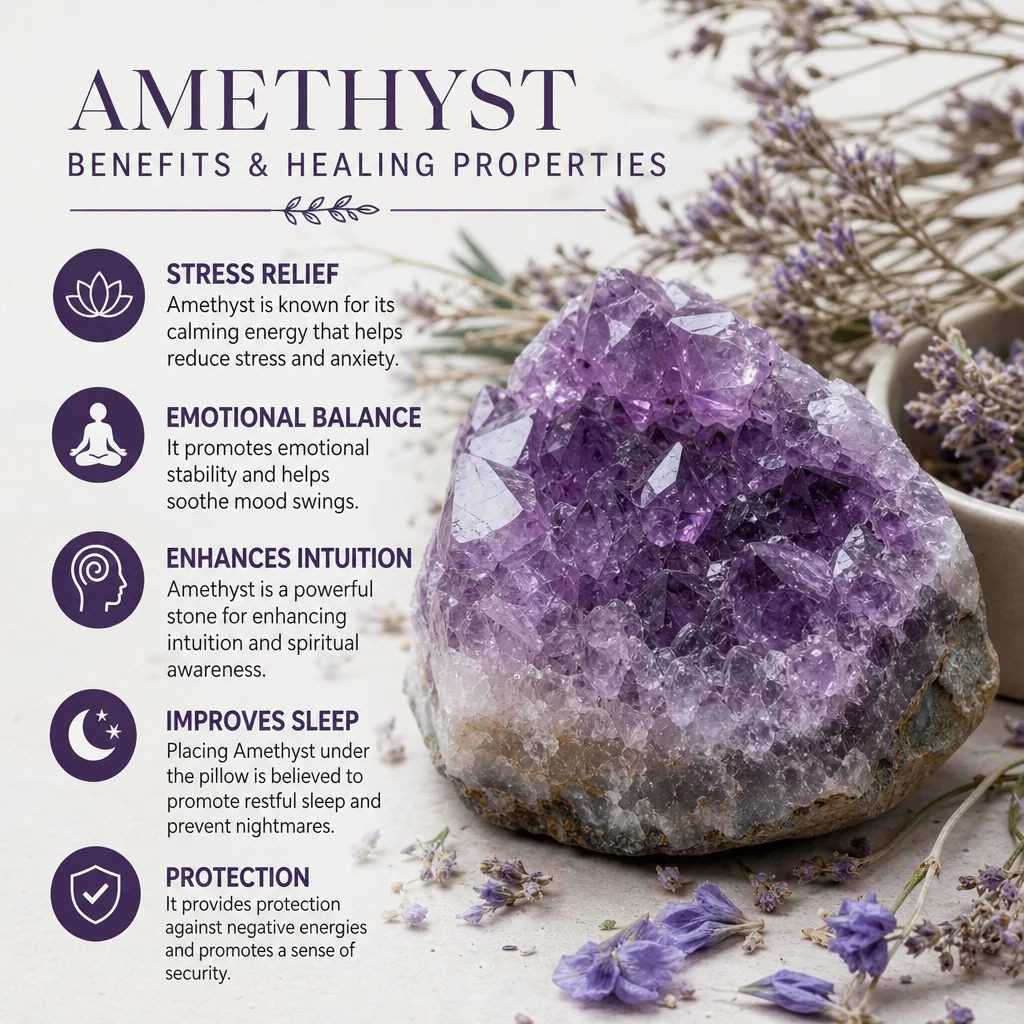 Amethyst Benefits and Healing Properties